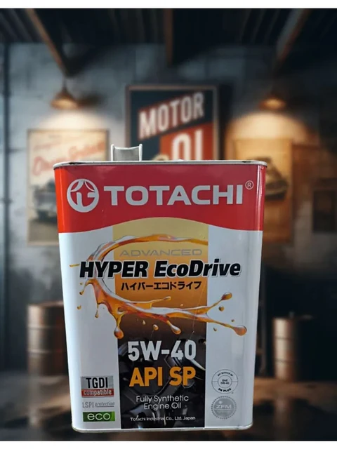 TOTACHI HYPER Ecodrive 5W-40 Масло моторное, Синтетическое, 4 л — фото 1