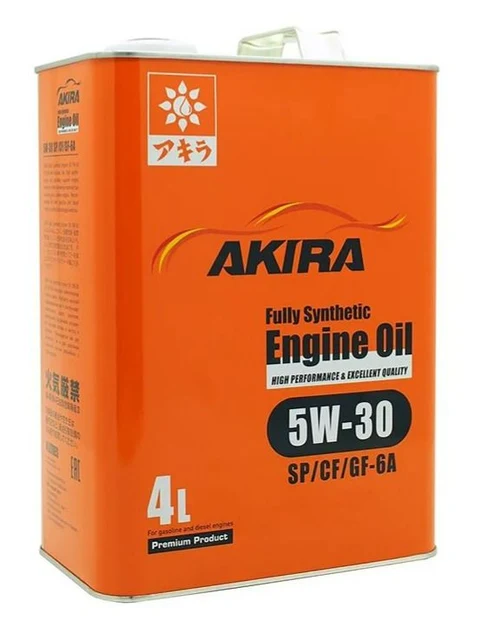 AKIRA автомасла 5W-30 Масло моторное, Синтетическое, 4 л — фото 2