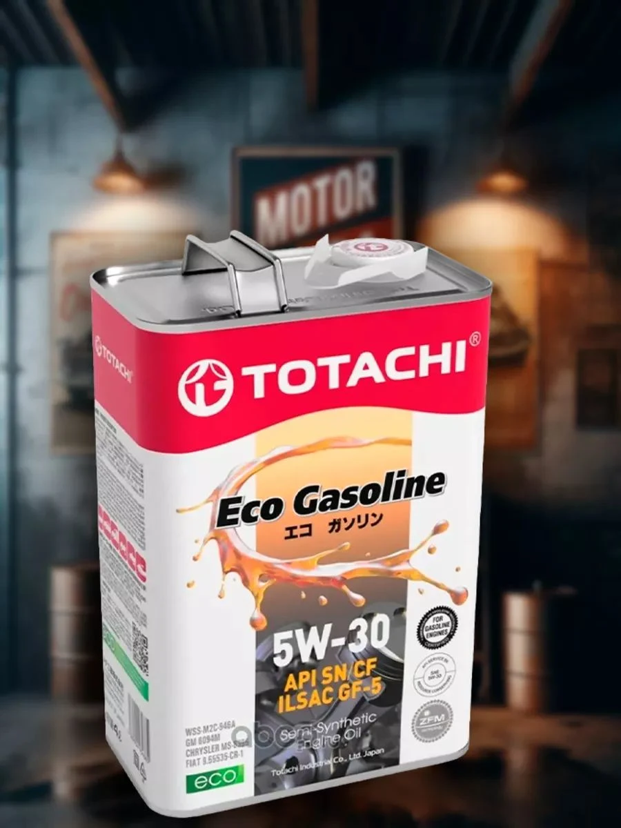 TOTACHI Eco Gasoline 5W-30 Масло моторное, Полусинтетическое, 4 л