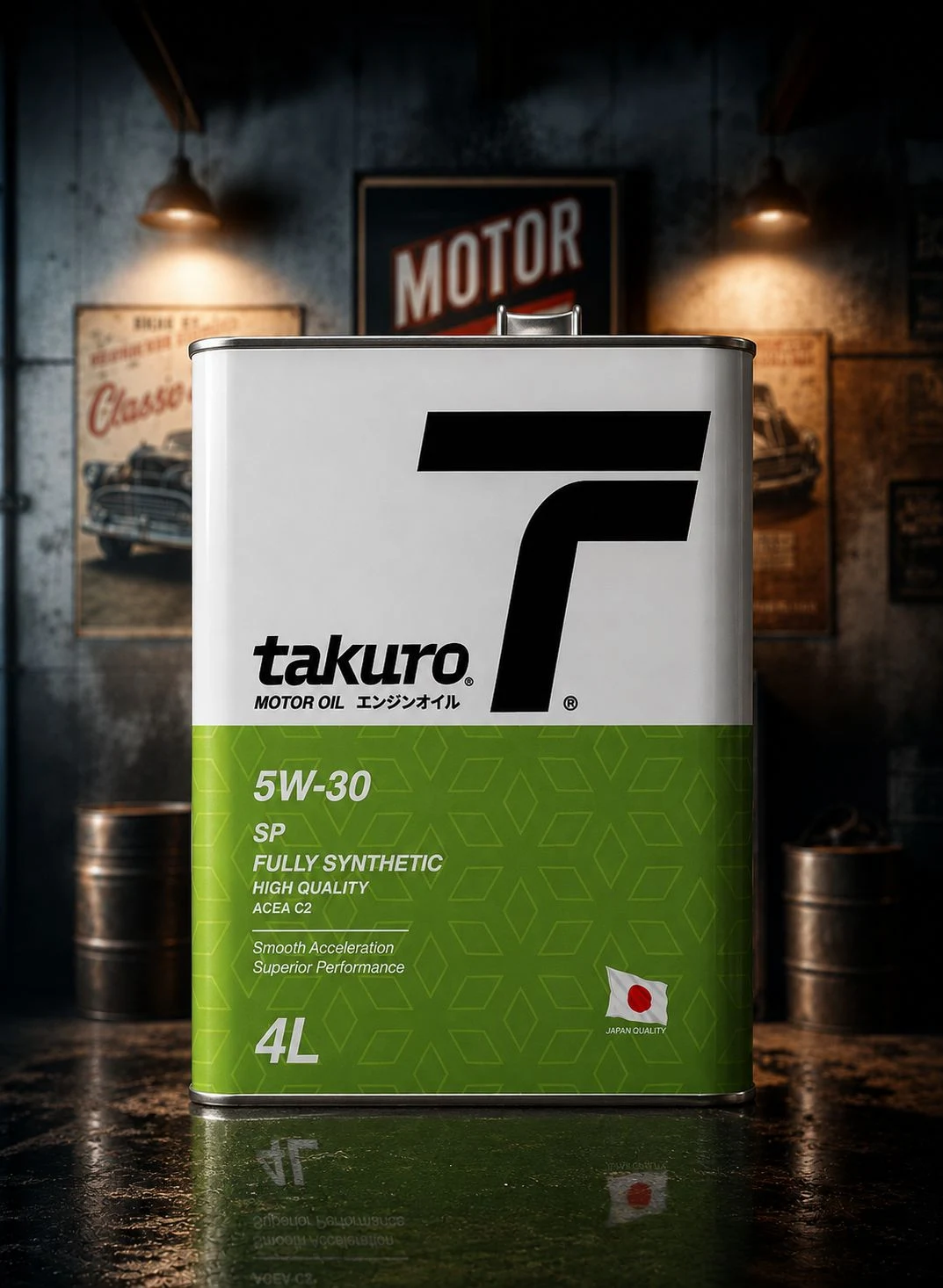 Takuro fully-synthetic sp/cf 5W-30 Масло моторное, Синтетическое, 4 л