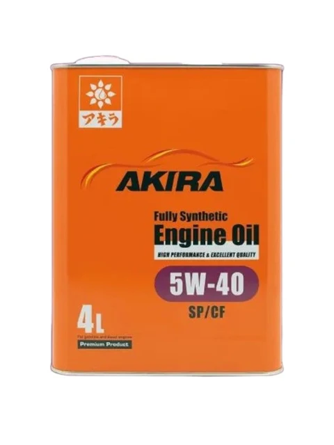 AKIRA Fully Synthetic API SP/CF 5W-40 Масло моторное, Синтетическое, 4 л — фото 2