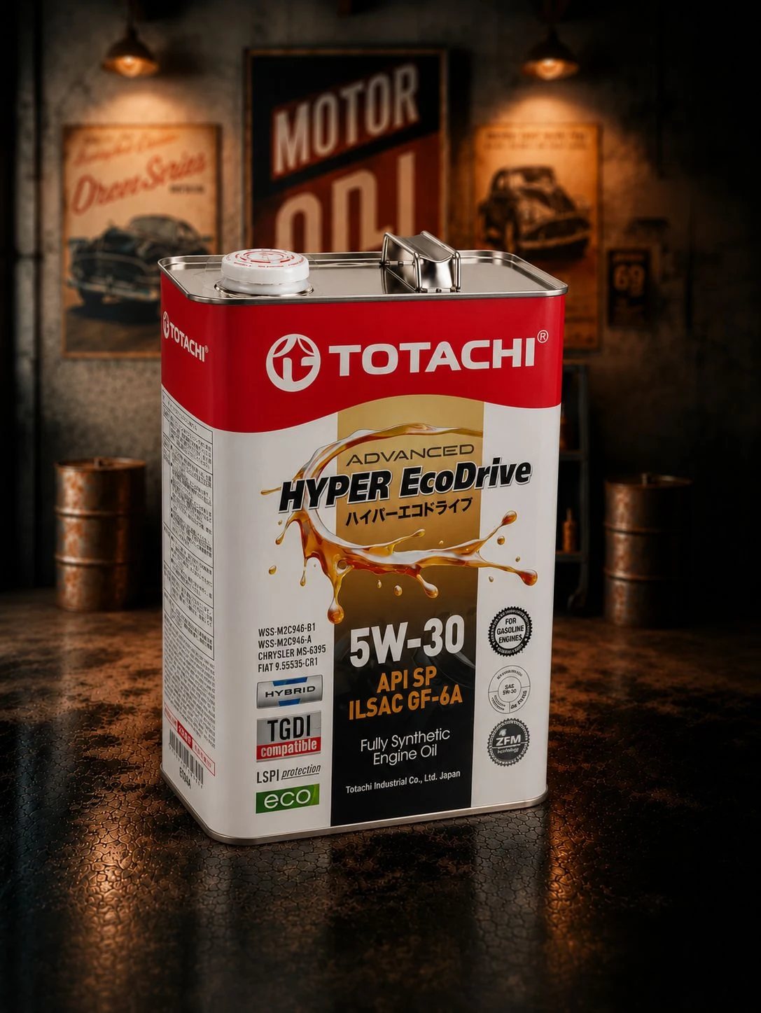 TOTACHI Масло моторное TOTACHI HYPER Ecodrive, Синтетическое, 5W-30, SP/GF-6A, 4 л 5W-30 Масло моторное, Синтетическое, 4 л