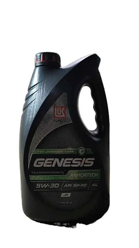 Масло моторное LUKOIL Genesis Armortech 5W-30, 4 л, полностью синтетическое, API SP-RC, ILSAC GF-6A — фото 2