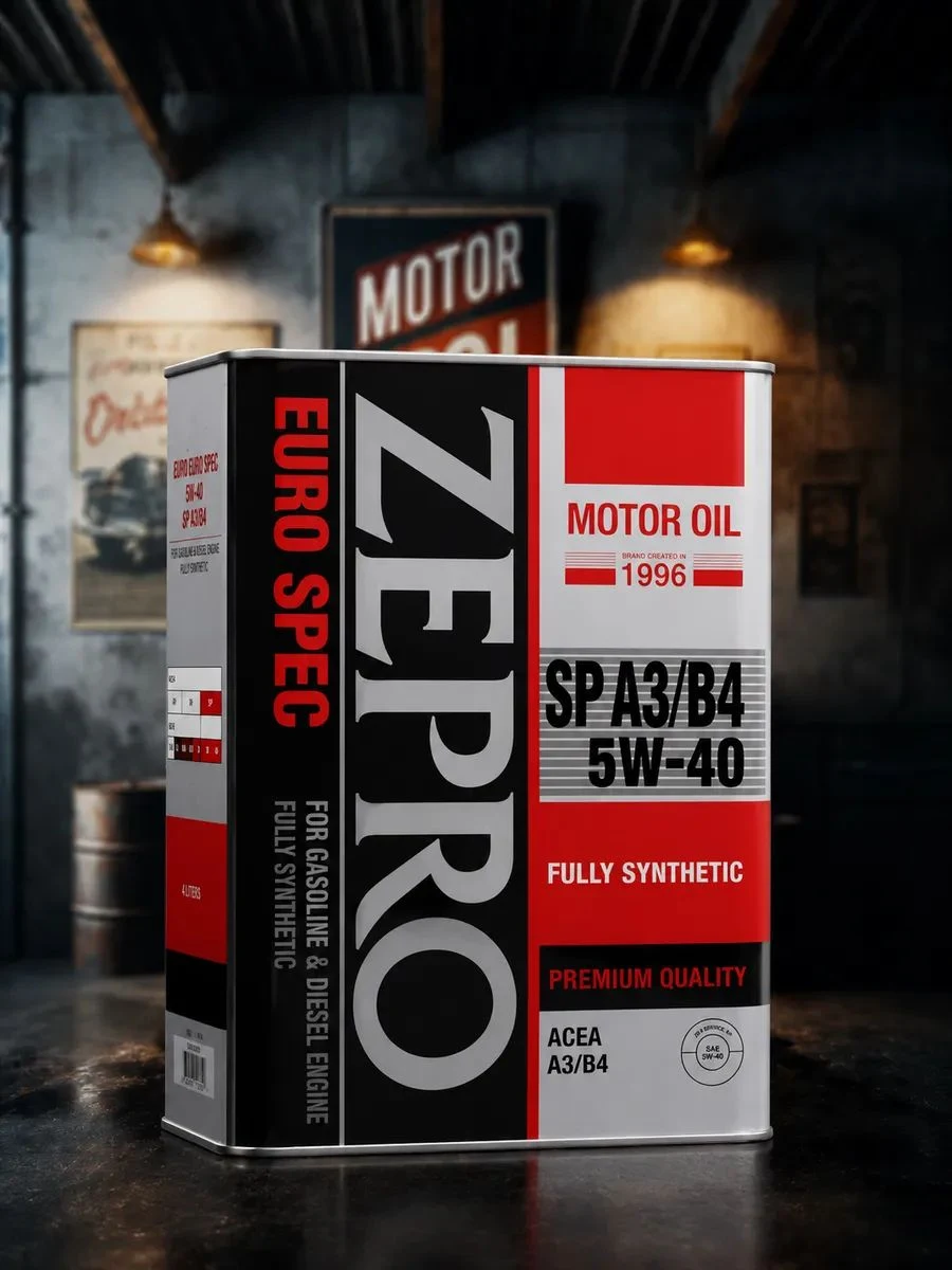 ZEPRO Euro Spec 5W-40 Масло моторное, Синтетическое, 4 л