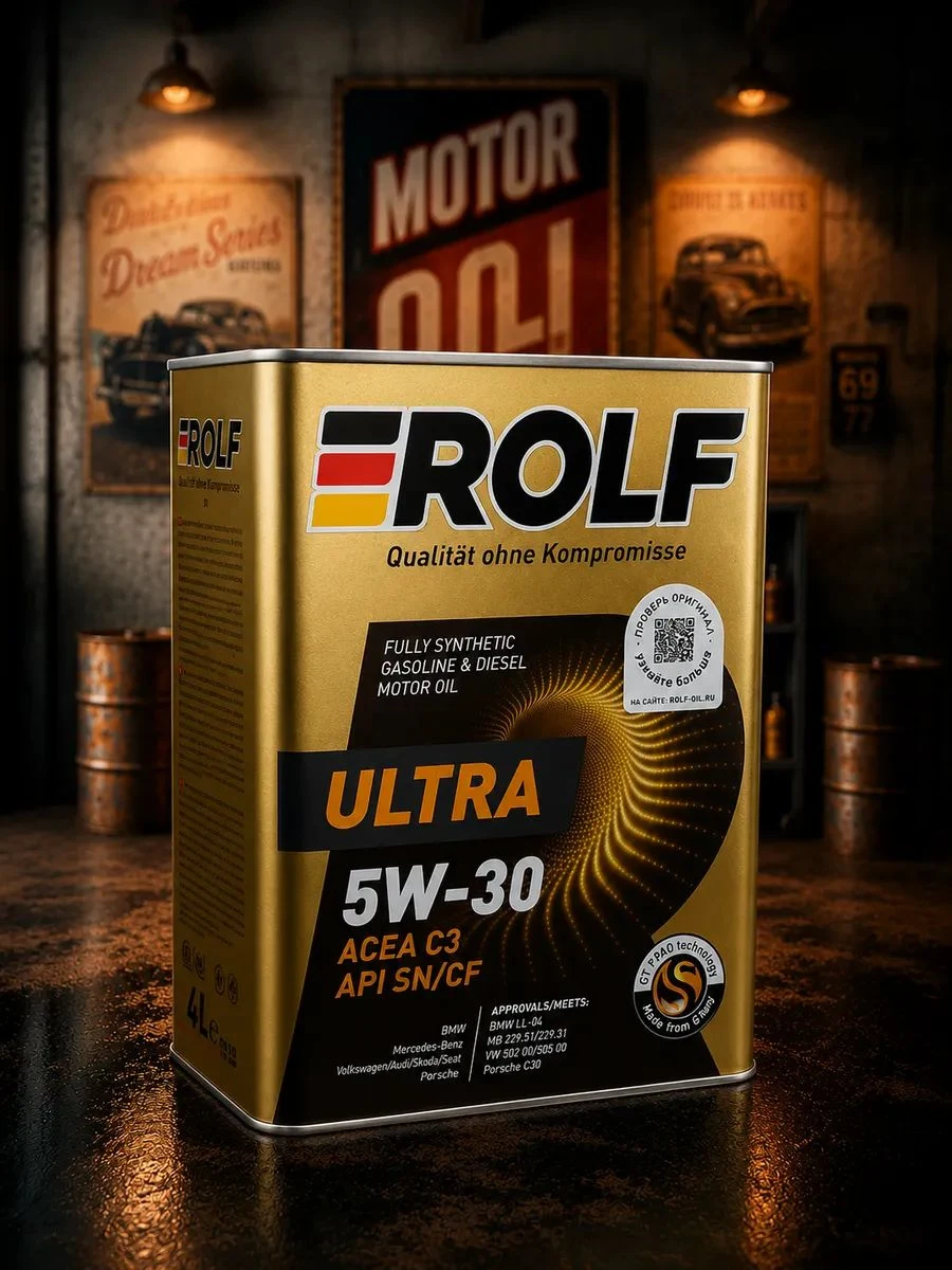 ROLF Ultra API: SN/CF ACEA: C3 5W-30 Масло моторное, Синтетическое, 4 л