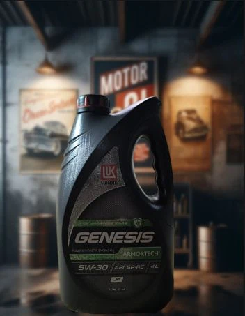 Масло моторное LUKOIL Genesis Armortech 5W-30, 4 л, полностью синтетическое, API SP-RC, ILSAC GF-6A