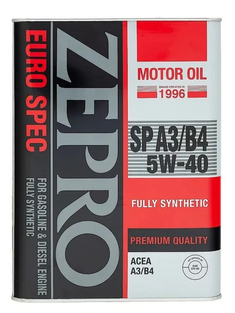 ZEPRO Euro Spec 5W-40 Масло моторное, Синтетическое, 4 л — фото 2